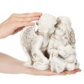 Decorazione angelo per bambini, coppia di angeli con scultura a forma di cuore, 24 cm | Floristik24.it