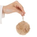 Pompon decorativi da appendere, palla di pelo soffice, 7 cm, 6 pezzi | Floristik24.it