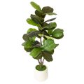 Floristik24 Ficus lyrata artificiale, 120 cm, decorativo per soggiorno