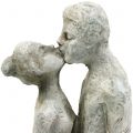 Floristik24 Figura decorativa coppia che si bacia in pietra cast 40cm