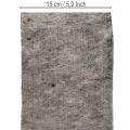 Cerniera per vaso in feltro di lana bicolore, grigio/nero, 15 cm x 5 m | Floristik24.it