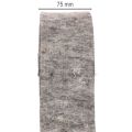 Nastro in feltro per pentole, 100% lana, grigio/nero, 7,5 cm di larghezza, 5 m di lunghezza | Floristik24.it