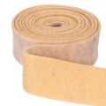 Nastro in feltro bicolore in pura lana, arancione/multicolore, largo 7,5 cm, lungo 5 m. | Floristik24.it