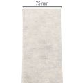 Nastro in feltro bicolore, bianco/grigio, realizzato al 100% in lana, largo 7,5 cm e lungo 5 m. | Floristik24.it