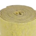 Floristik24 Nastro di feltro nastro di lana nastro di vaso nastro decorativo grigio giallo 15 cm 5 m