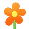 Floristik24 Fiore di feltro arancione 87cm