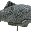 Floristik24 Figurina da giardino pesce su supporto H20cm