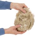 Lana di pecora beige naturale, sfusa, per lavori di artigianato e decorazione, 250 g | Floristik24.it