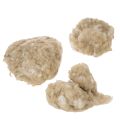 Lana di pecora beige naturale, sfusa, per lavori di artigianato e decorazione, 250 g | Floristik24.it