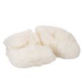 Floristik24 Lana di pecora naturale sciolta, melange bianco, versatile, 250 g