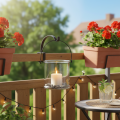 Lanterna in vetro da appendere Ø12cm H12.5cm 2 pezzi | Floristik24.it