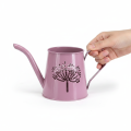 Annaffiatoio decorativo in metallo, con disegno di dente di leone rosa, 12 cm, 2 pezzi | Floristik24.it