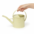 Annaffiatoio decorativo in metallo, verde/giallo, piccolo, 28x13x17 cm, 1,25 l, look vintage, decorazione per balcone. | Floristik24.it