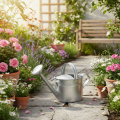 Annaffiatoio vintage in zinco, 27 cm - fioriera per giardino e patio, vaso da fiori in metallo | Floristik24.it