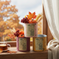 Vaso/scatola in stile vintage con scritta decorativa per interni, 11 cm, 3 pezzi | Floristik24.it