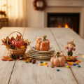 Set di zucche: piccole zucche decorative per decorazioni autunnali, 5 cm, 3 pezzi | Floristik24.it