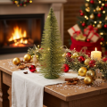 Albero di Natale artificiale verde con supporto per decorazione da tavolo, 90 cm | Floristik24.it