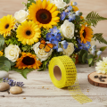 Nastro a rete giallo, 4,5 cm, nastro regalo per decorazioni creative | Floristik24.it