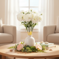 Garofani artificiali, bianchi, 40 cm, 4 pezzi | Floristik24.it
