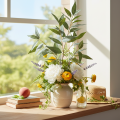 Ramo artificiale di eucalipto, verde naturale, decorativo, 100 cm | Floristik24.it