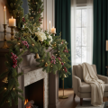 Ghirlanda artificiale di abete verde per decorazioni festive, 200 cm | Floristik24.it
