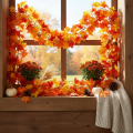 Ghirlanda artificiale di foglie d'acero, decorazione autunnale, 170 cm | Floristik24.it