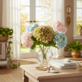 Ortensia artificiale decorativa con stelo, 46 cm | Floristik24.it