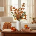 Ramo autunnale artificiale di liquidambar con foglie e grappoli di frutti, 132 cm | Floristik24.it