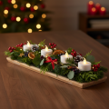 Candele artificiali a LED con effetto fiamma Candele artificiali con timer Bianco caldo Ø3,6 cm Set di 4 | Floristik24.it