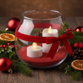 Candele LED tea light effetto fiamma bianco caldo set di 16 batterie assortite 32 | Floristik24.it
