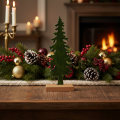 Statuetta decorativa per albero di Natale con base in legno, 36 cm | Floristik24.it