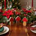 Funghi decorativi in legno per la tavola e come idea regalo, 6 cm, 8 pezzi | Floristik24.it