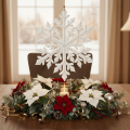 Grande fiocco di neve decorativo, da appendere, 30 cm | Floristik24.it