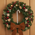 Decorazione natalizia in vetro a forma di bastoncino di zucchero, stile nostalgico, per l'albero di Natale, 22 cm. | Floristik24.it