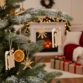 Slitta decorativa da appendere all'albero di Natale, 6 cm, 6 pezzi | Floristik24.it