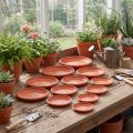 Sottobicchiere “Linda” in terracotta Ø12cm - 44cm, 1pz | Floristik24.it