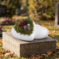 Cuore in polistirolo curvo medio 11cm 2pz | Floristik24.it