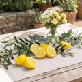 Decorazioni artificiali di limoni gialli, 18 pezzi - Metà di limone realistiche | Floristik24.it