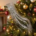 Orpello per albero di Natale Colore argento  50×40 cm 2pz | Floristik24.it