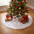 Copertura per albero di Natale Copertura per albero di Natale glitter bianco Ø100cm | Floristik24.it