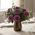 Rose in schiuma Ø7,5 cm Malva 18 pz | Floristik24.it