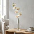 Orchidea Phalaenopsis artificiale 6 fiori rosa crema 70 cm | Floristik24.it