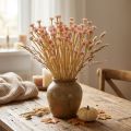 Fiori artificiali di fiori di paglia italiani rosa L28 cm | Floristik24.it