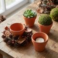 Vaso da fiori in argilla Ø7cm alto 6cm 10 pezzi | Floristik24.it
