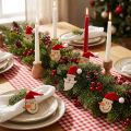 Decorazione da tavola Babbo Natale, pupazzo di neve 4-5 cm 12 pezzi | Floristik24.it