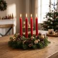 Candele coniche Candele rosse Decorazione candele Natale Ø21/170mm 6 pezzi | Floristik24.it