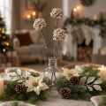 Ramo decorativo ramo di bacche artificiali champagne 46 cm | Floristik24.it