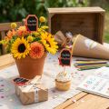 Tappo decorativo rientro a scuola “Finalmente bambino che fa scuola” in legno 7×5,5 cm 16 pezzi | Floristik24.it