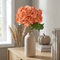 Ortensia artificiale Gigante fiore decorativo salmone Ø23cm L84cm | Floristik24.it