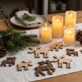 Renna mista da spargere marrone, naturale 3 cm – 5 cm 72 pz | Floristik24.it